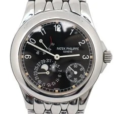 Patek Philippe — 2000s Patek Philippe 5085/1A-001 Neptune 37mm Steel Black Dial Automatic — Watch — resale