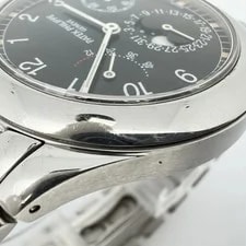 2000s Patek Philippe 5085/1A-001 Neptune 37mm Steel Black Dial Automatic 4