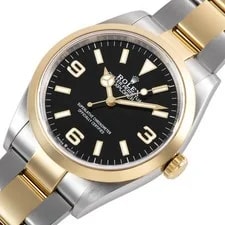 Rolex Explorer 1 124273 Stainless Steel/YG With Box From Japan 3
