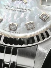 Rolex Datejust 10P Diamond 69174G Pink Case Size 26mm #42321 4