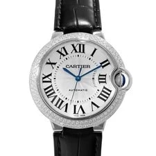 Cartier — Cartier Ballon Bleu 36mm WE900651 3004 Factory Diamonds White Gold — Watch — resale