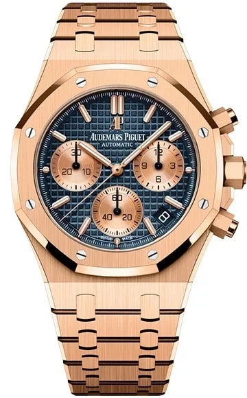 Worldofluxuryus — Audemars Piguet Royal Oak Chronograph 18K Rose Gold — Watch — resale