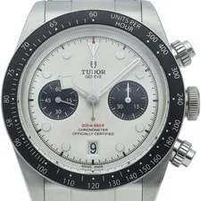 Tudor — Tudor Black Bay Chronograph M79360N-0002 Stainless Steel mensWatch Whi... — Watch — resale
