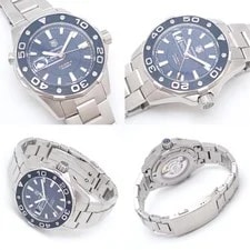 TAG Heuer Aquaracer Calibre 5 WAJ2112.BA0870 Auto Blue Dial W 4