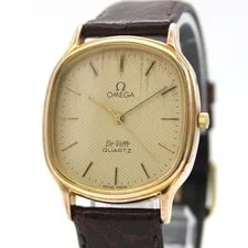 Omega — [Exc+5] Omega de Ville Cal.1430 Ref.396.1012 Combi Gold Dial Qz From Japan Y934 — Watch — resale