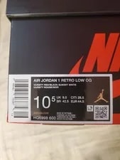 Size 10.5 - Air Jordan 1 Retro OG 2025 Low 2