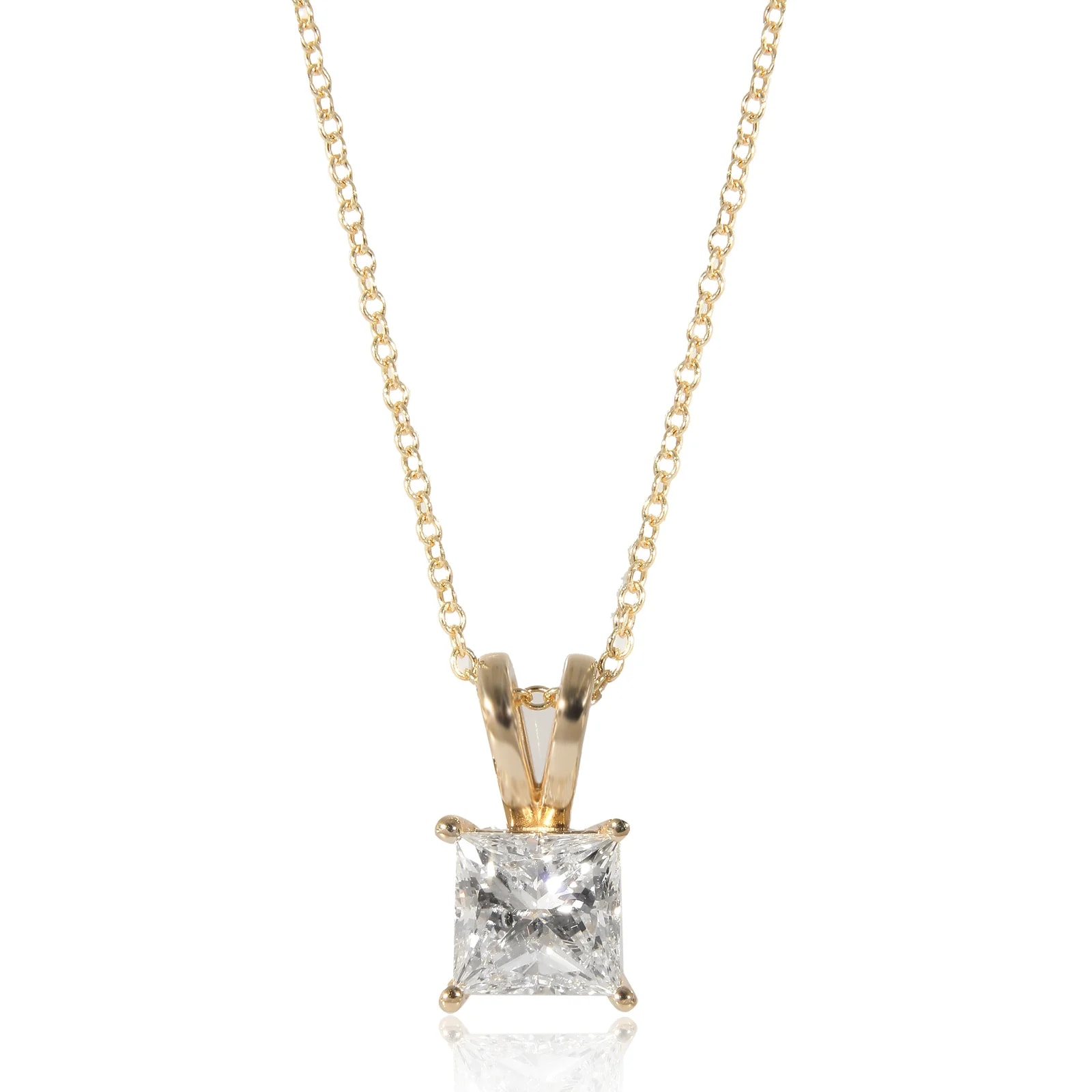 Mygemma — Princess Solitaire 14k Yellow Gold (1.81 Ctw) — Jewelry — resale