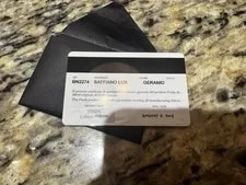 Prada Lux Geranio Hardware Clochette Authenticity Card 2