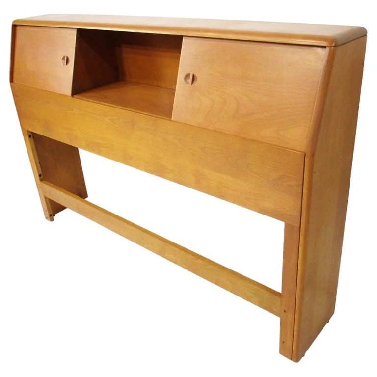 Heywood-Wakefield Co. — Sculptura Mid-Century Full-Size Headboard By Heywood Wakefield — Furniture — resale