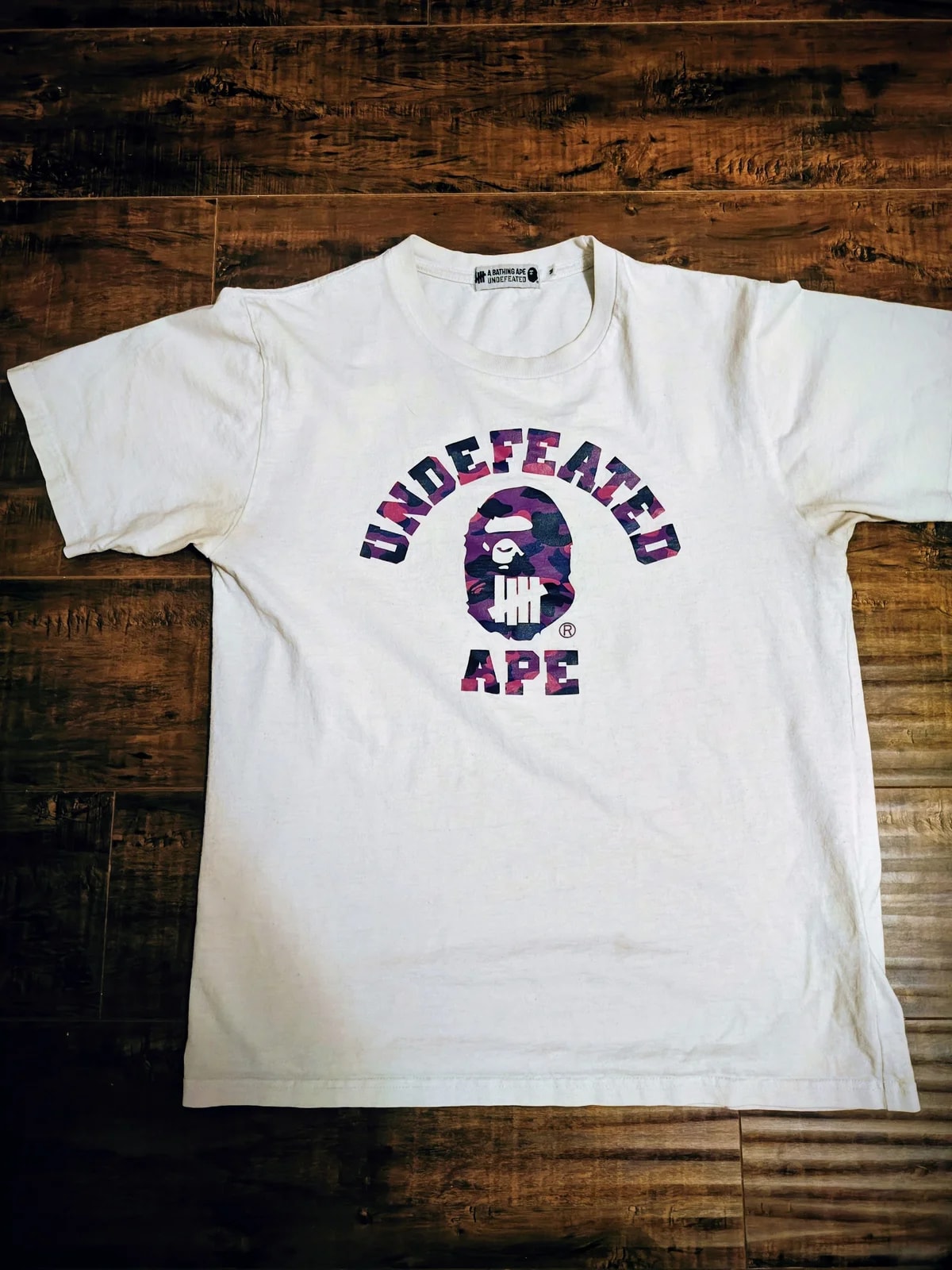 BAPE — Bape X Undefeated Tee — streetwear — resale