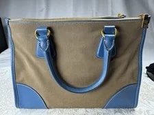Prada Canapa & Double Zip Satchel – 4