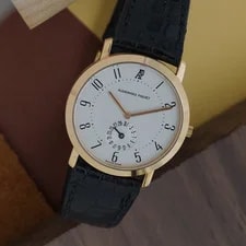 1980s Audemars Piguet Calendar 18k Rose Gold BA25660 32 Mm Manual Wind 4