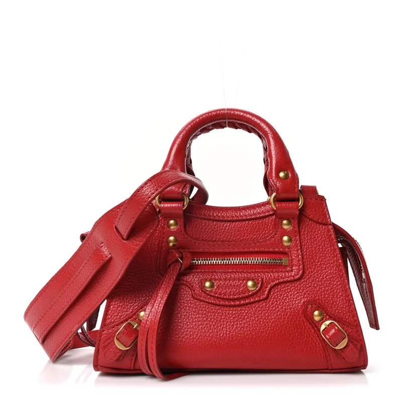 Balenciaga — Grained Neo Classic Nano City — Handbag — resale