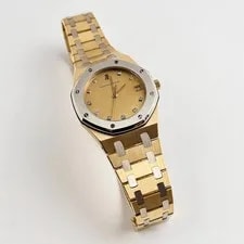 Audemars Piguet Royal Oak 6023AC Yellow Gold White Gold Diamond Dial Quartz 3