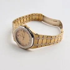 Audemars Piguet Royal Oak 6023AC Yellow Gold White Gold Diamond Dial Quartz 4