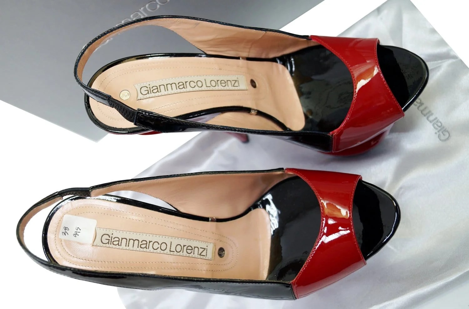 Gianmarco Lorenzi Open Toe / Leater Cutout Platform 4