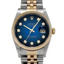 Rolex — Rolex Datejust 16233G Blue Gradient/diamond 730251 — Watch — resale