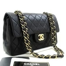 Chanel — p91 Chanel Authentic Classic Double Flap 9" Chain — Handbag — resale