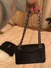 p91 Chanel Authentic Classic Double Flap 9" Chain 3