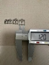 Omega Antique Buckle Set 4 Silver Stainless Steel 6-12mm 3