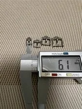 Omega Antique Buckle Set 4 Silver Stainless Steel 6-12mm 4