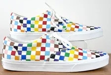 Vans — Vans Doheny Checkerboard Pride Skate Shoes Lace-Up — Sneaker — resale