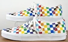 Vans Doheny Checkerboard Pride Skate Shoes Lace-Up 2