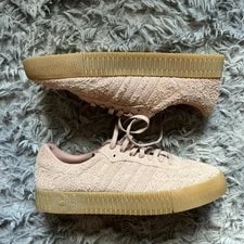’s Size 11 Fluffy Platformed Adidas Sambas 2