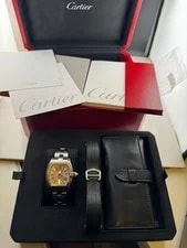 Cartier Roadster XL Date GMT Stainless Steel Automatic W62032X6 Box Papers Strap 2