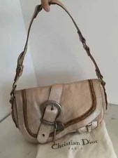 Excellent Christian Dior Gaucho Metallic Saddle RRP$5990 2