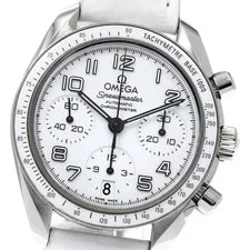 Omega Speedmaster 324.33.38.40.04.001 Automatic 38mm Papers White Chronograph 2