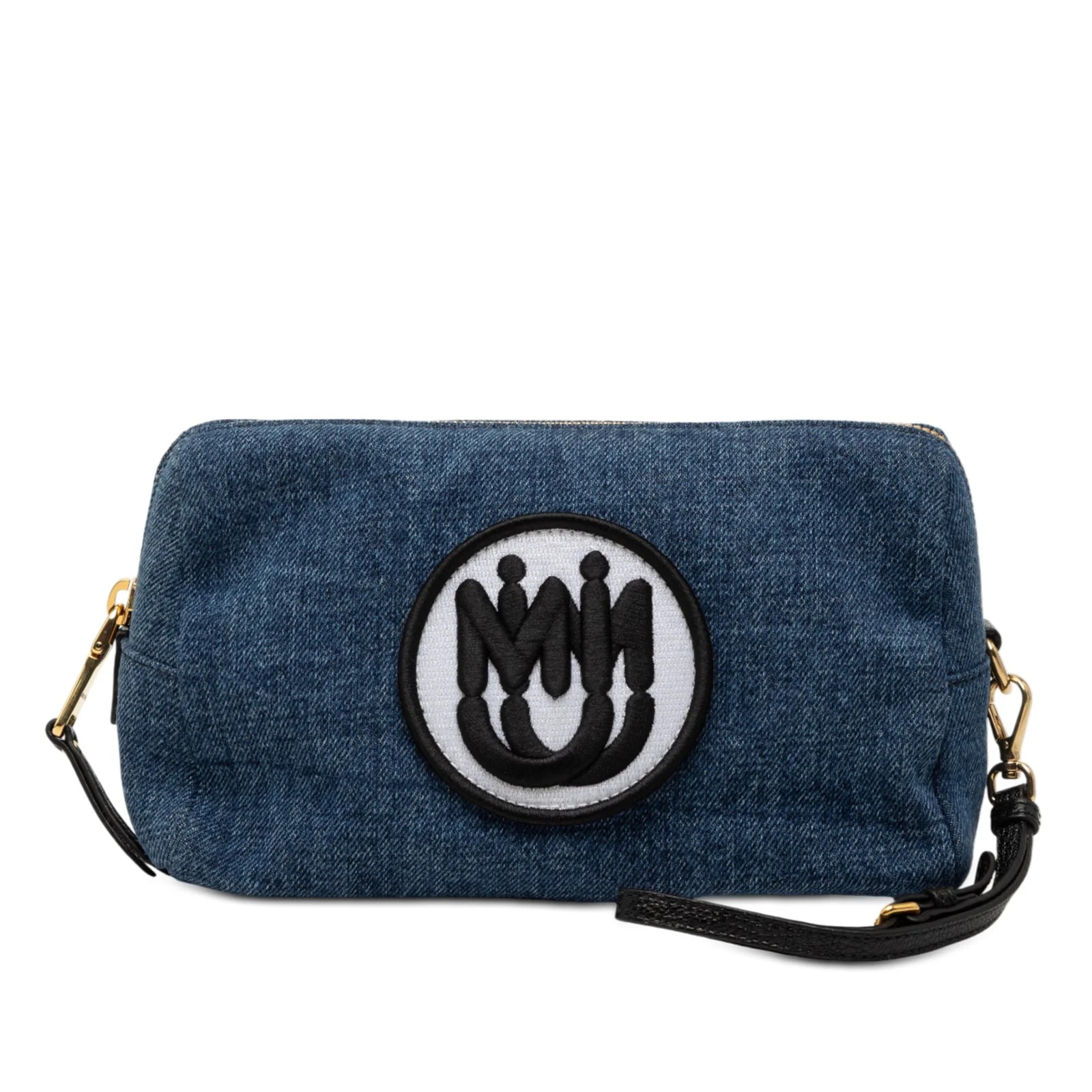 Miu Miu — Embroidered Logo Wristlet — Handbag — resale