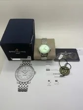2025 Breitling Navitimer 36mm Light Green Dial Steel Auto A17327 W/ Box 2