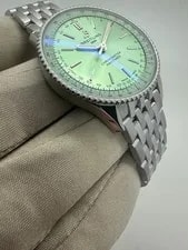 2025 Breitling Navitimer 36mm Light Green Dial Steel Auto A17327 W/ Box 3