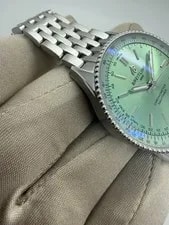 2025 Breitling Navitimer 36mm Light Green Dial Steel Auto A17327 W/ Box 4