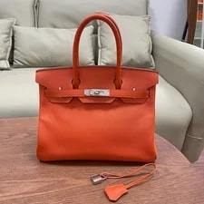 Hermès — Hermes Birkin 30 H 93 Palladium HW PHW A Stamp Auth — Handbag — resale