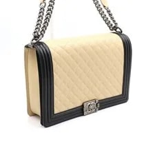 Chanel Boy Lamb Medium Flap Chain 152892695 3