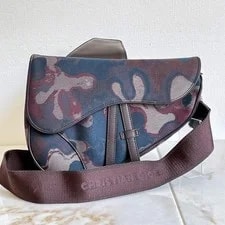 Christian Dior Camouflage Saddle Excellent From J 3