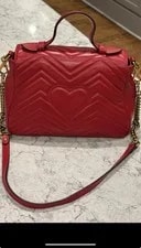 Gucci GG Marmont Top Handle Crossbody 498110 2