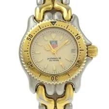 TAG Heuer S95.708 Cell Watches Silver/gold IvoryDial Stainless Steel Quart... 4
