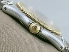 Authentic Tudor Monarch Geneve 15733 18K/SS Quartz Date 1990's 4