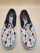 Vans X Aimee Wilder Limited Edition 2009 Sz 9 Sz 7.5 Robots 2