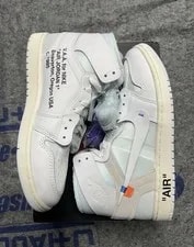 Size 12 - Virgil Abloh Archive X Air Jordan 1 Retro OG High Alaska 2
