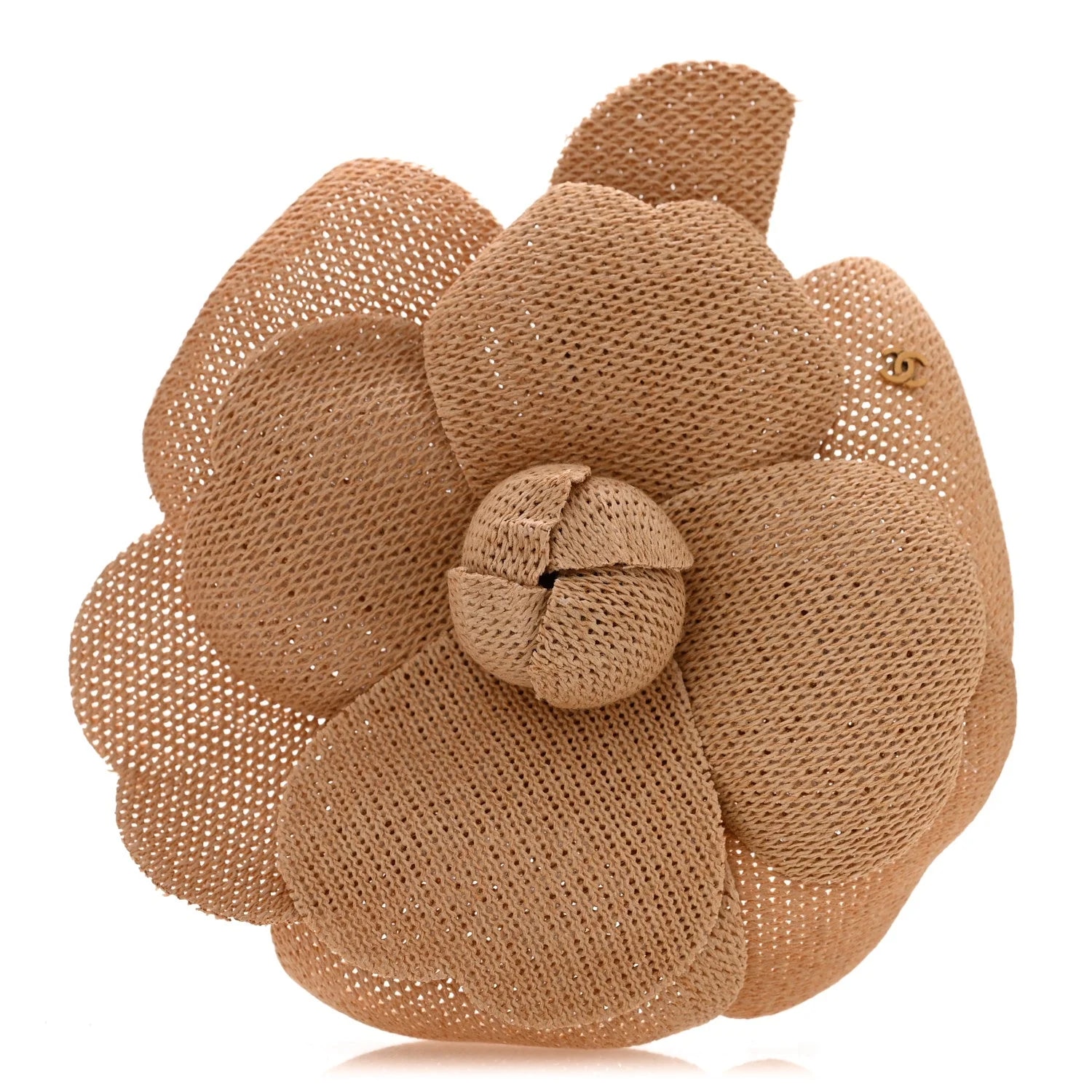 Fabric Camellia Flower Brooch — Accessory — resale