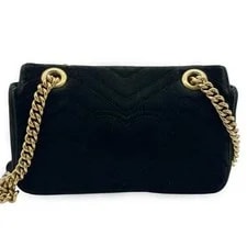 Gucci GG Marmont Velor Chain Authentic 2