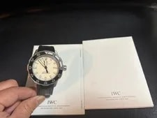 IWC Aquatimer Automatic Ivory Dial Stainless Steel/Black Rubber 2