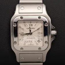 Cartier — Santos de Cartier Galbée Small 24mm Gold & Stainless Steel 1057930 — Watch — resale