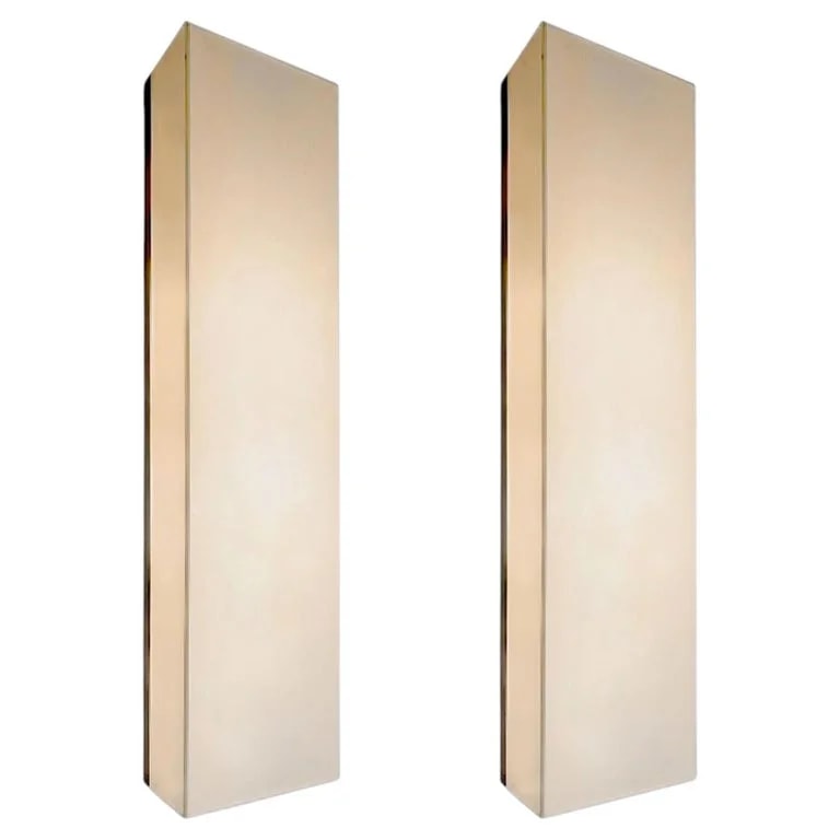 Artemide, Cini Boeri — Pair of Accademia Wall By Cini Boeri for Artemide 1978 — lighting — resale