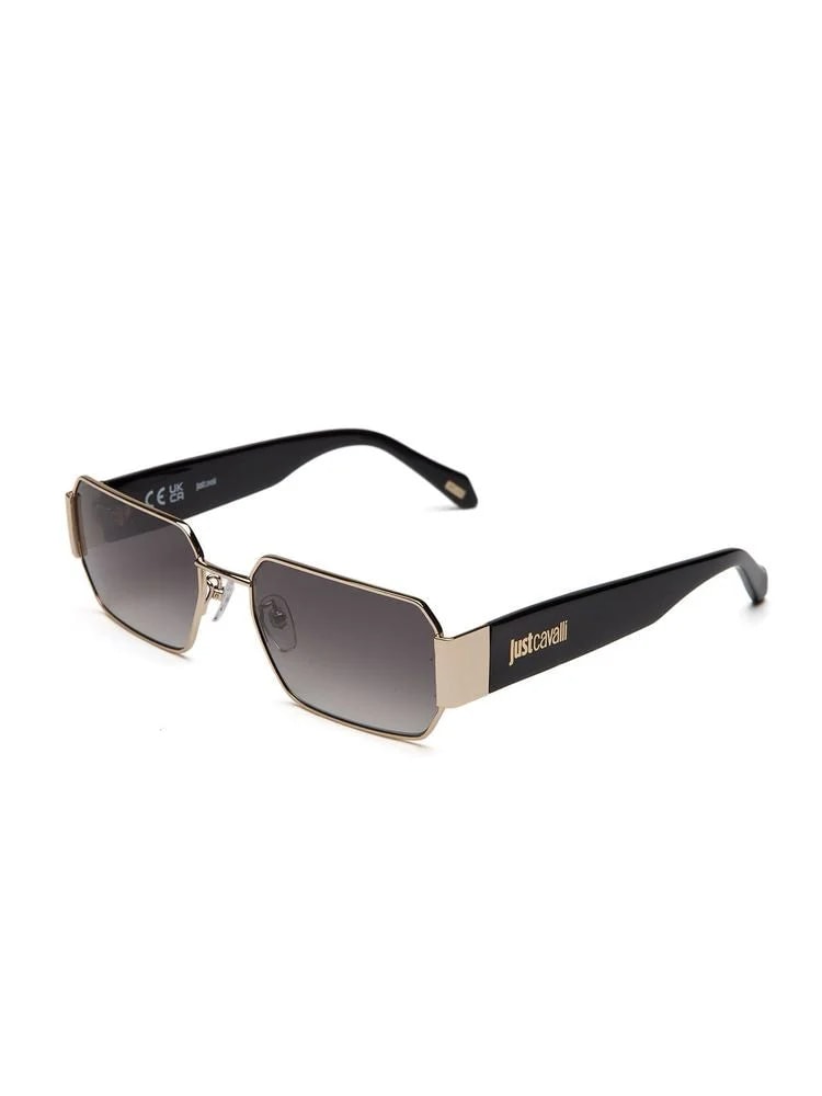 Just Cavalli Sjc199 Geometric Metal Frame Sunglasses — Rose Gold 4