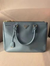Prada Lux Double Zip Dusty Top Handle Large 2